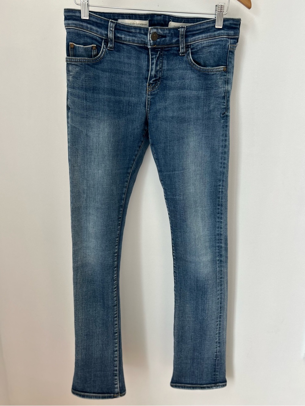 Anthropologie Pilcro and the Letterpress Parallel Straight Jeans Size 29 Long